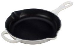 Le Creuset 9" Signature Enameled Cast Iron Skillet | White
