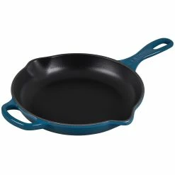 Le Creuset 10.25" Signature Enameled Cast Iron Skillet | Deep Teal