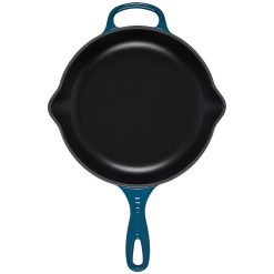 Le Creuset 10.25" Signature Enameled Cast Iron Skillet | Deep Teal 7 Le Creuset 10.25" Signature Enameled Cast Iron Skillet | Deep Teal -STAUB Shop ls2024 237d 3 1