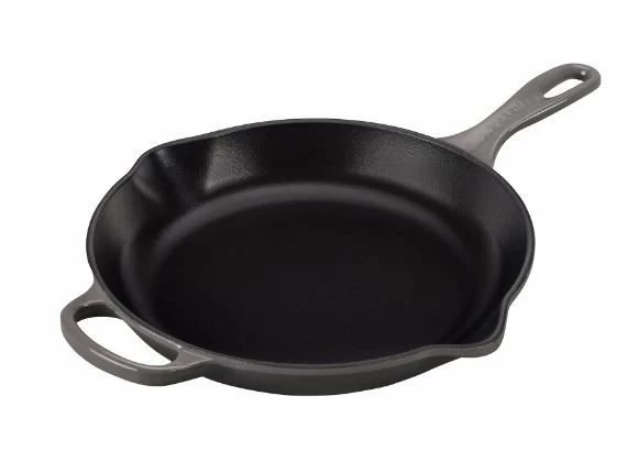 Le Creuset 10.25" Signature Enameled Cast Iron Skillet | Oyster Grey