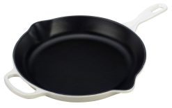 Le Creuset 11.75" Signature Enameled Cast Iron Skillet | White