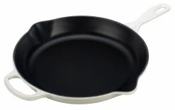 Le Creuset 11.75" Signature Enameled Cast Iron Skillet | White