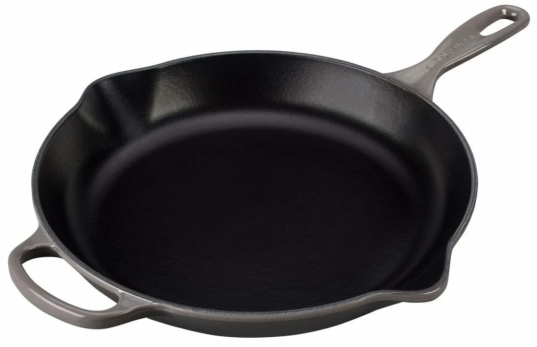 Le Creuset 11.75" Signature Enameled Cast Iron Skillet | Oyster Grey