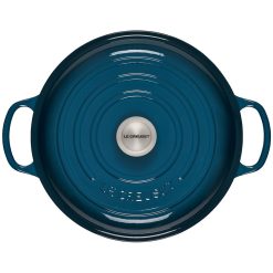 Le Creuset 3.5 Qt. Signature Braiser With Stainless Steel Knob | Deep Teal 8 Le Creuset 3.5 Qt. Signature Braiser With Stainless Steel Knob | Deep Teal -STAUB Shop ls2532 307dss 3