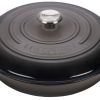 Le Creuset 3.5 Qt. Signature Enameled Cast Iron Braiser With Stainless Steel Knob | Oyster Grey -STAUB Shop ls2532 307fss le creuset 3.5 qt braiser oyster grey 1