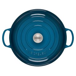 Le Creuset 5 Qt. Signature Braiser With Stainless Steel Knob | Deep Teal 4 Le Creuset 5 Qt. Signature Braiser With Stainless Steel Knob | Deep Teal -STAUB Shop ls2532 327dss 3