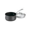 Cuisinart Contour Hard Anodized Pour Saucepan With Cover | 2 Qt. -STAUB Shop mainonwhite 2