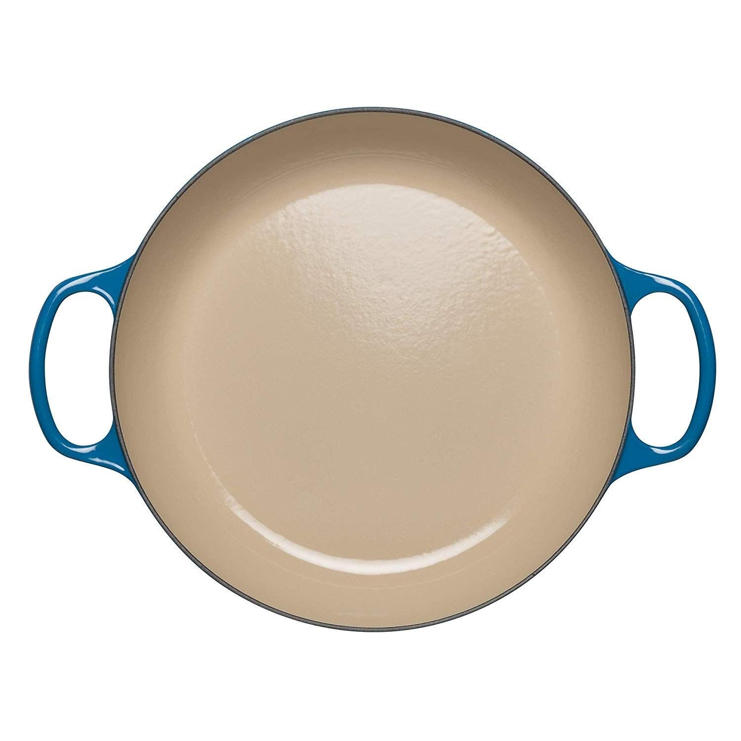 Le Creuset 2.25 Qt. Signature Enameled Cast Iron Braiser With Stainless Steel Knob | Marseille Blue 4 Le Creuset 2.25 Qt. Signature Enameled Cast Iron Braiser With Stainless Steel Knob | Marseille Blue - Image 2