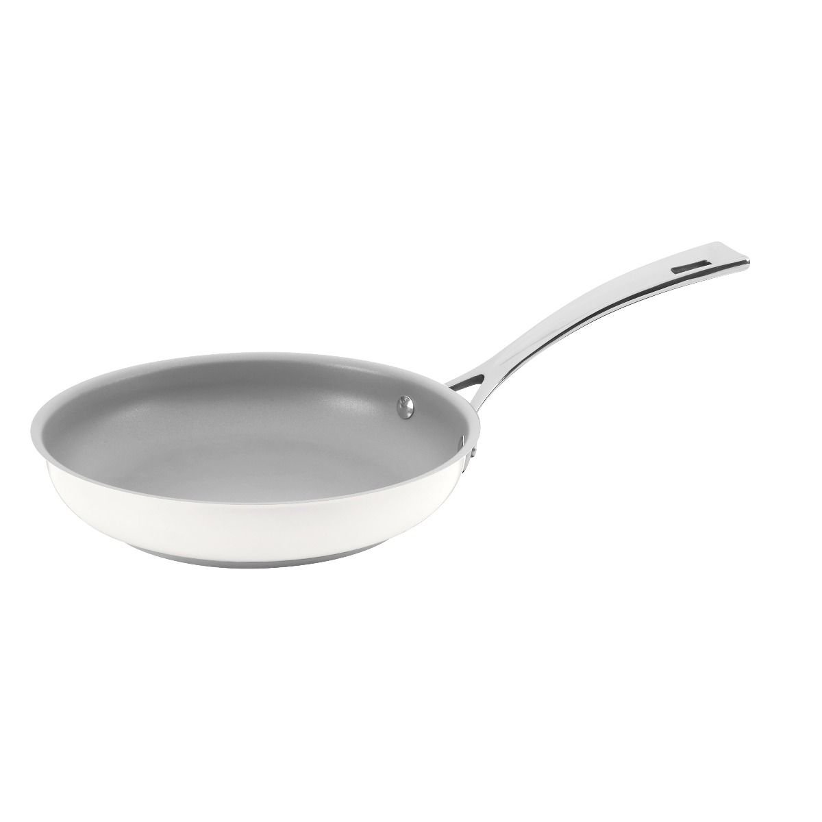 Cuisinart Matte White Non-Stick Stainless Steel Skillet | 8" Cuisinart Matte White Non-Stick Stainless Steel Skillet | 8" -STAUB Shop mw8922 20ns