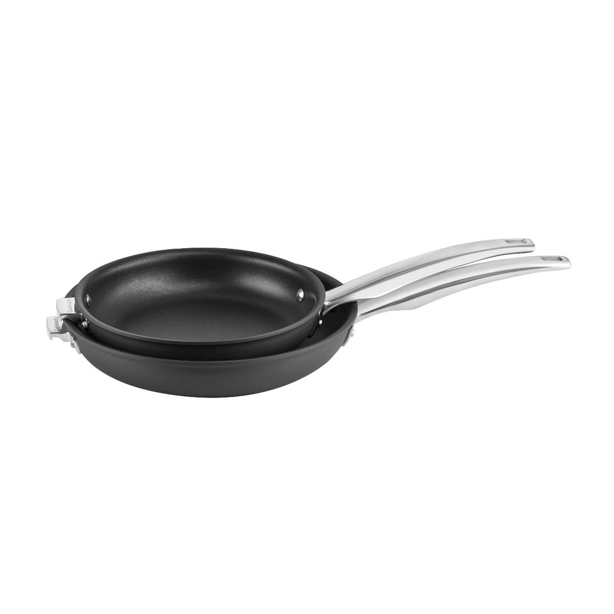 Cuisinart SmartNest Hard Anodized Skillet Set | 2-Piece 3 Cuisinart SmartNest Hard Anodized Skillet Set | 2-Piece