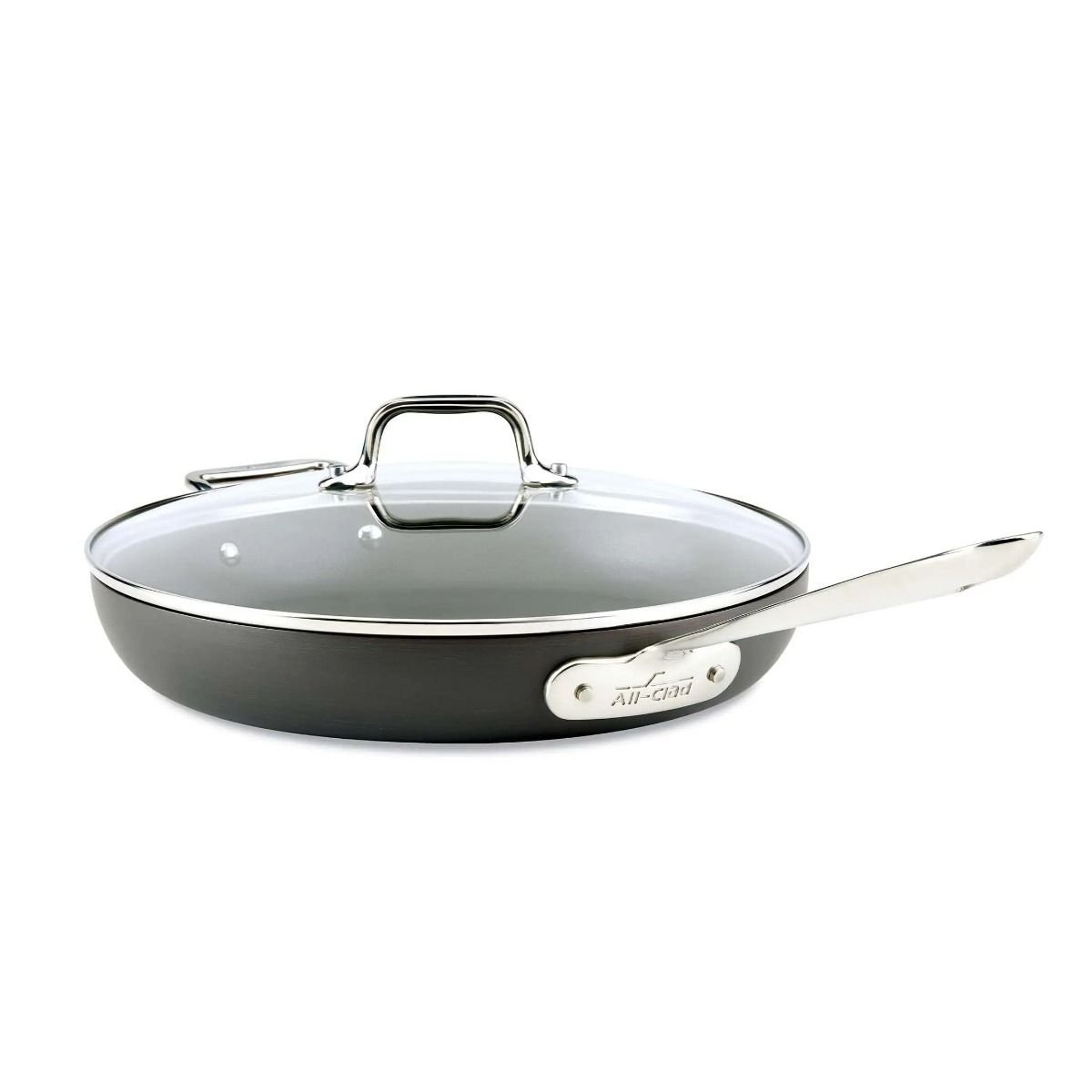 All-Clad HA1 Hard Anodized Nonstick Fry Pan & Lid | 12" All-Clad HA1 Hard Anodized Nonstick Fry Pan & Lid | 12" -STAUB Shop