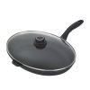 Swiss Diamond | XD Oval Fry Pan With Lid - 15" X 10.25" 1 Swiss Diamond | XD Oval Fry Pan With Lid - 15" X 10.25" -STAUB Shop oval2