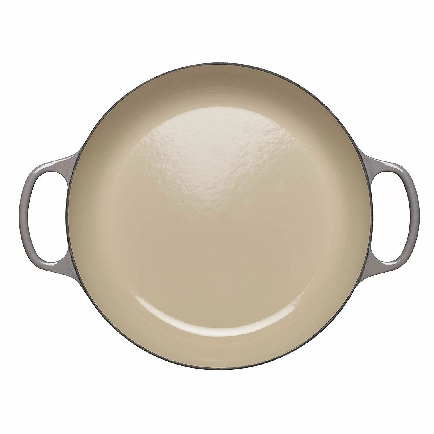 Le Creuset 2.25 Qt. Signature Enameled Cast Iron Braiser With Stainless Steel Knob | Oyster Grey - Image 2