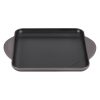Le Creuset 9.5" Square Signature Enameled Cast Iron Griddle Pan | Oyster Grey 1 Le Creuset 9.5" Square Signature Enameled Cast Iron Griddle Pan | Oyster Grey -STAUB Shop oystergriddle1