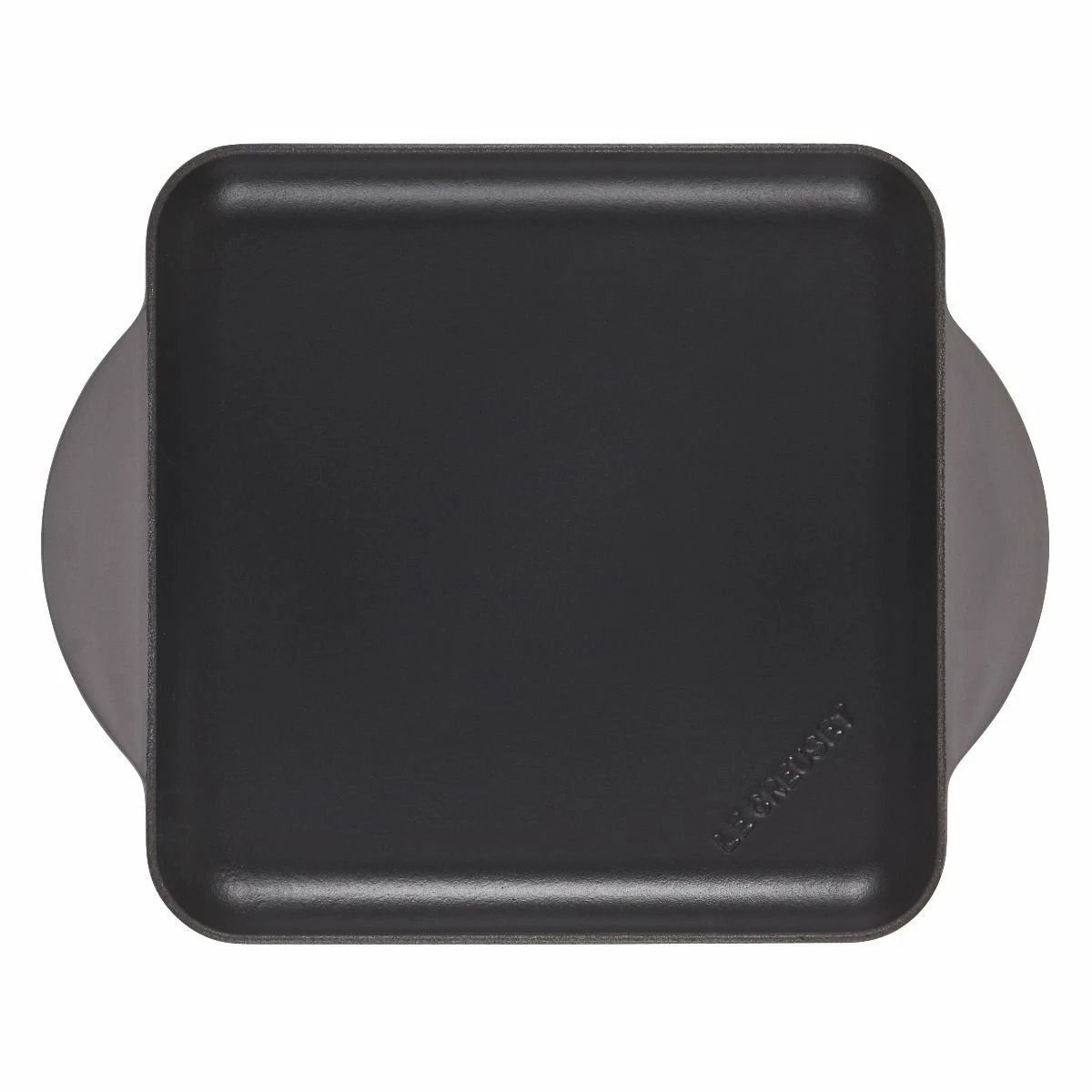 Le Creuset 9.5" Square Signature Enameled Cast Iron Griddle Pan | Oyster Grey - Image 2