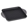 Le Creuset 9.5" Square Signature Enameled Cast Iron Grill Pan | Oyster Grey 2 Le Creuset 9.5" Square Signature Enameled Cast Iron Grill Pan | Oyster Grey -STAUB Shop oystergrill1