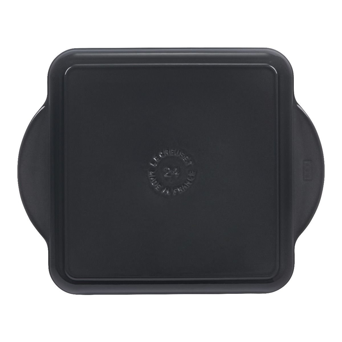 Le Creuset 9.5" Square Signature Enameled Cast Iron Grill Pan | Oyster Grey Le Creuset 9.5" Square Signature Enameled Cast Iron Grill Pan | Oyster Grey -STAUB Shop oystergrill2