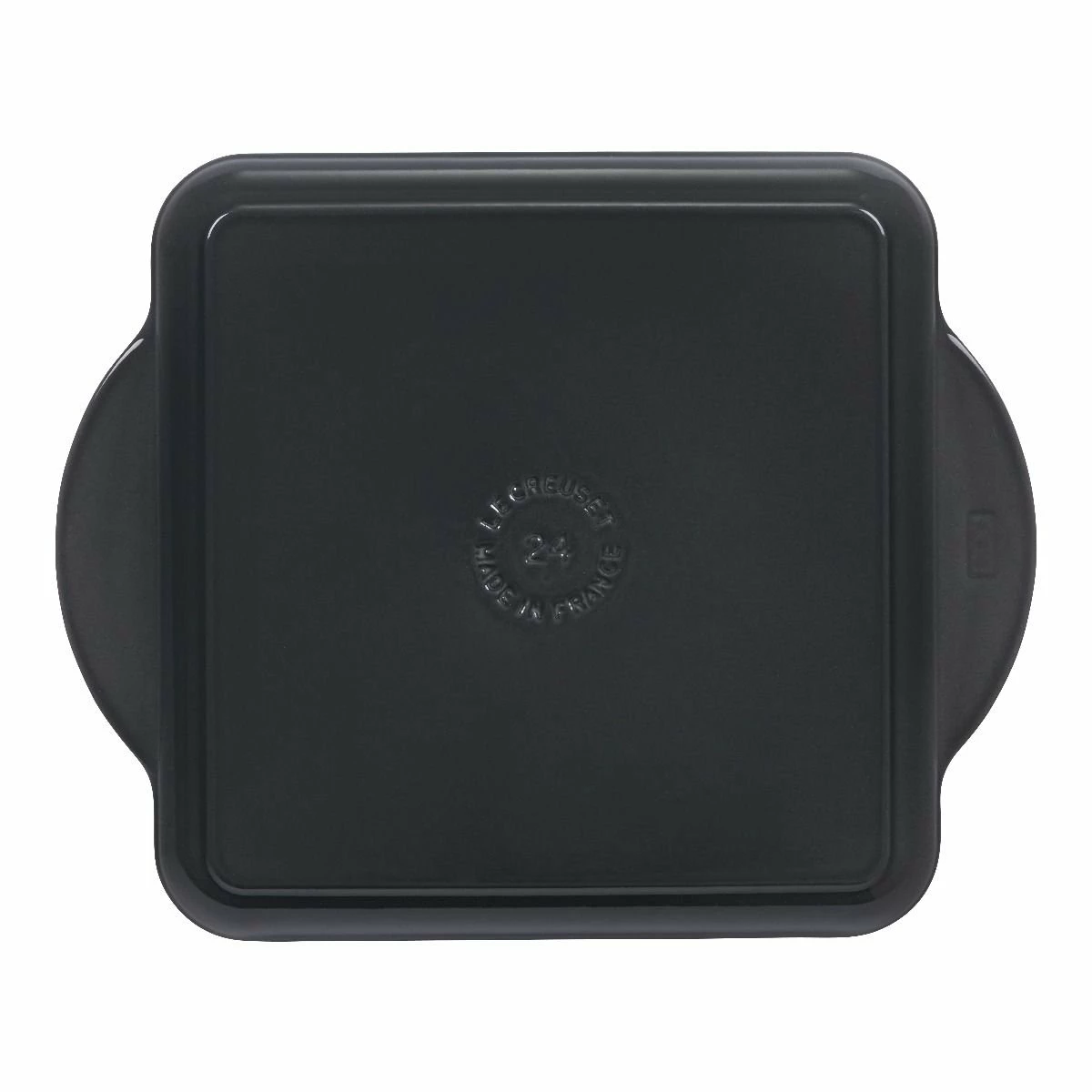 Le Creuset 9.5" Square Signature Enameled Cast Iron Grill Pan | Oyster Grey - Image 2