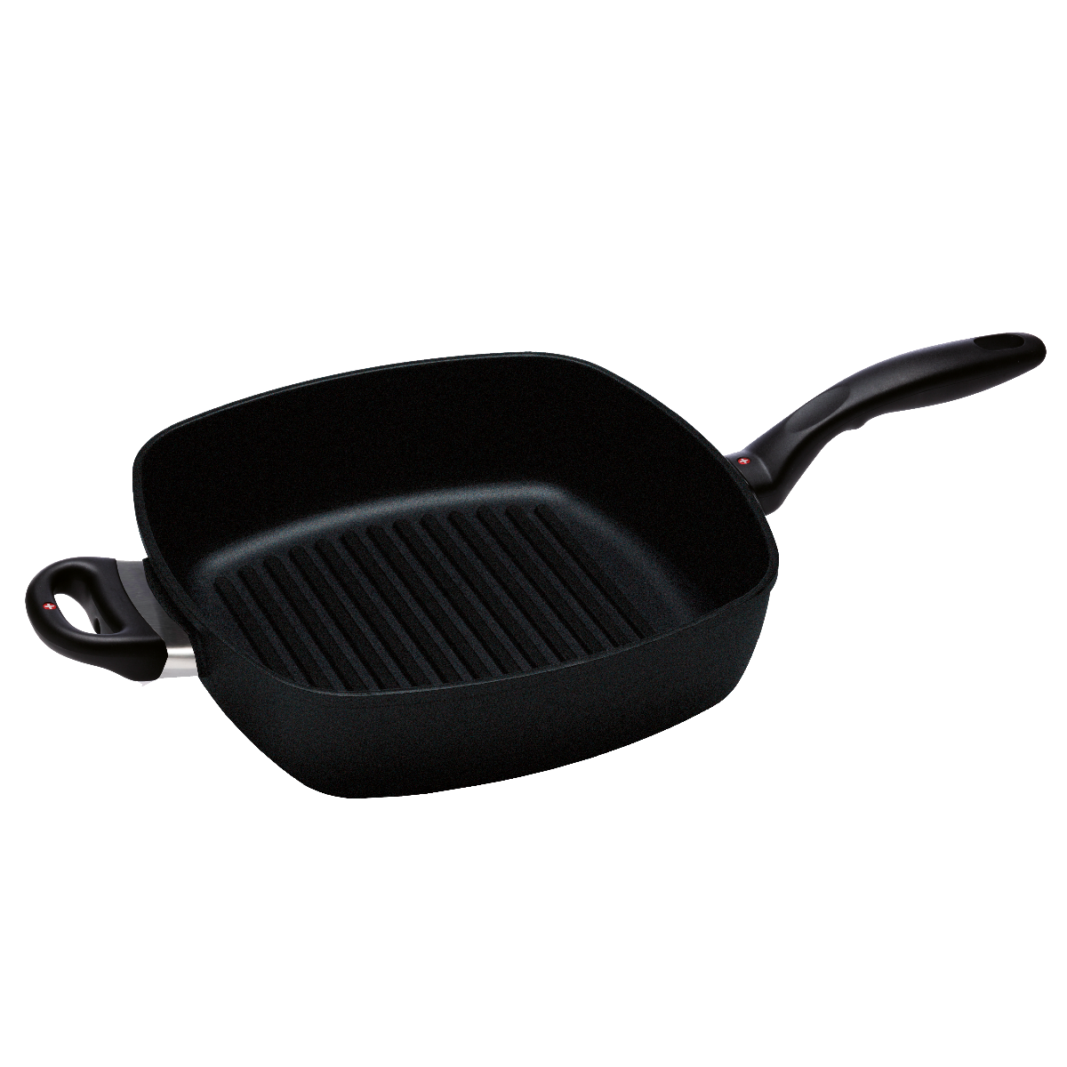 Swiss Diamond | XD Deep Square Grill Pan - 11" x 11" Swiss Diamond | XD Deep Square Grill Pan - 11" X 11" -STAUB Shop pan2