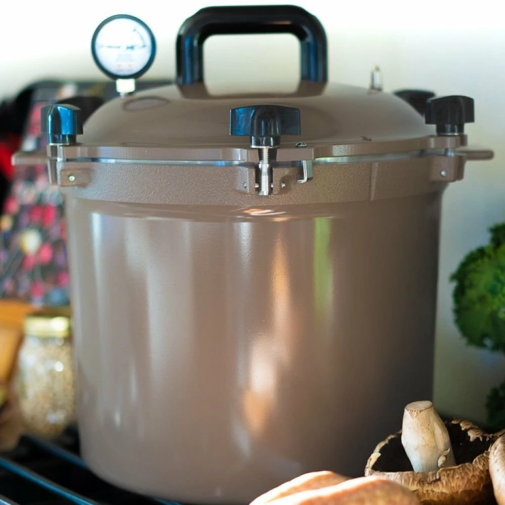 All American 1930 No.921 Pressure Canner & Cooker 21.5 Qt | Barley - Image 4