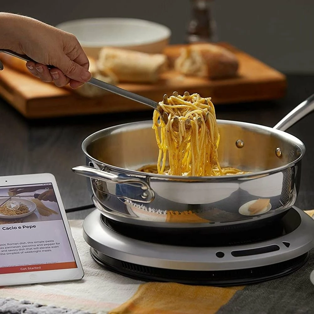 Hestan Cue 5.5 Qt. Smart Chef's Pot | Stainless Steel - Image 3