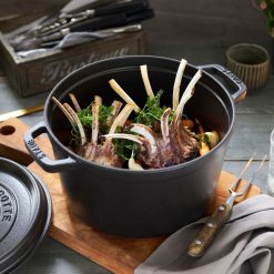 Staub 5 Qt Tall Cocotte | Black -STAUB Shop rhazwry8