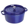 Staub 9 Qt. Round Cocotte/Dutch Oven | Dark Blue -STAUB Shop round cocotte 9qt dark blue 5