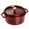 Staub 9 Qt. Round Cocotte/Dutch Oven | Multiple Colors Available -STAUB Shop round cocotte 9qt grenadine 9 1