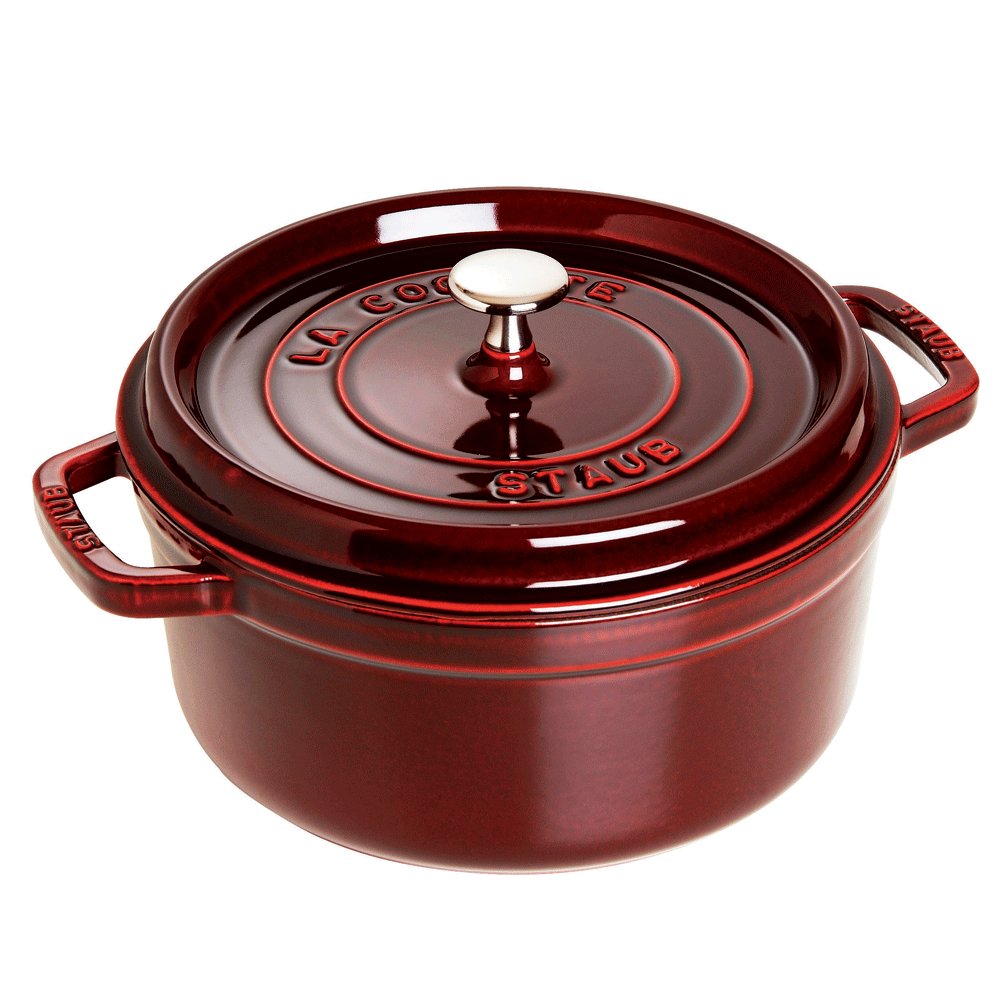 Staub 9 Qt. Round Cocotte/Dutch Oven | Multiple Colors Available Staub 9 Qt. Round Cocotte/Dutch Oven | Multiple Colors Available -STAUB Shop round cocotte 9qt grenadine 9 1