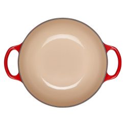 Le Creuset 2.5Qt Signature Cocotte Eiffel Tower Collection | Cerise 12 Le Creuset 2.5Qt Signature Cocotte Eiffel Tower Collection | Cerise -STAUB Shop rs10251 eiffel rdo cerise inside scr