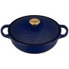 Le Creuset 2.5Qt Signature Cocotte Eiffel Tower Collection | Indigo Blue -STAUB Shop rs10255 eiffel rdo indigo 4 scr
