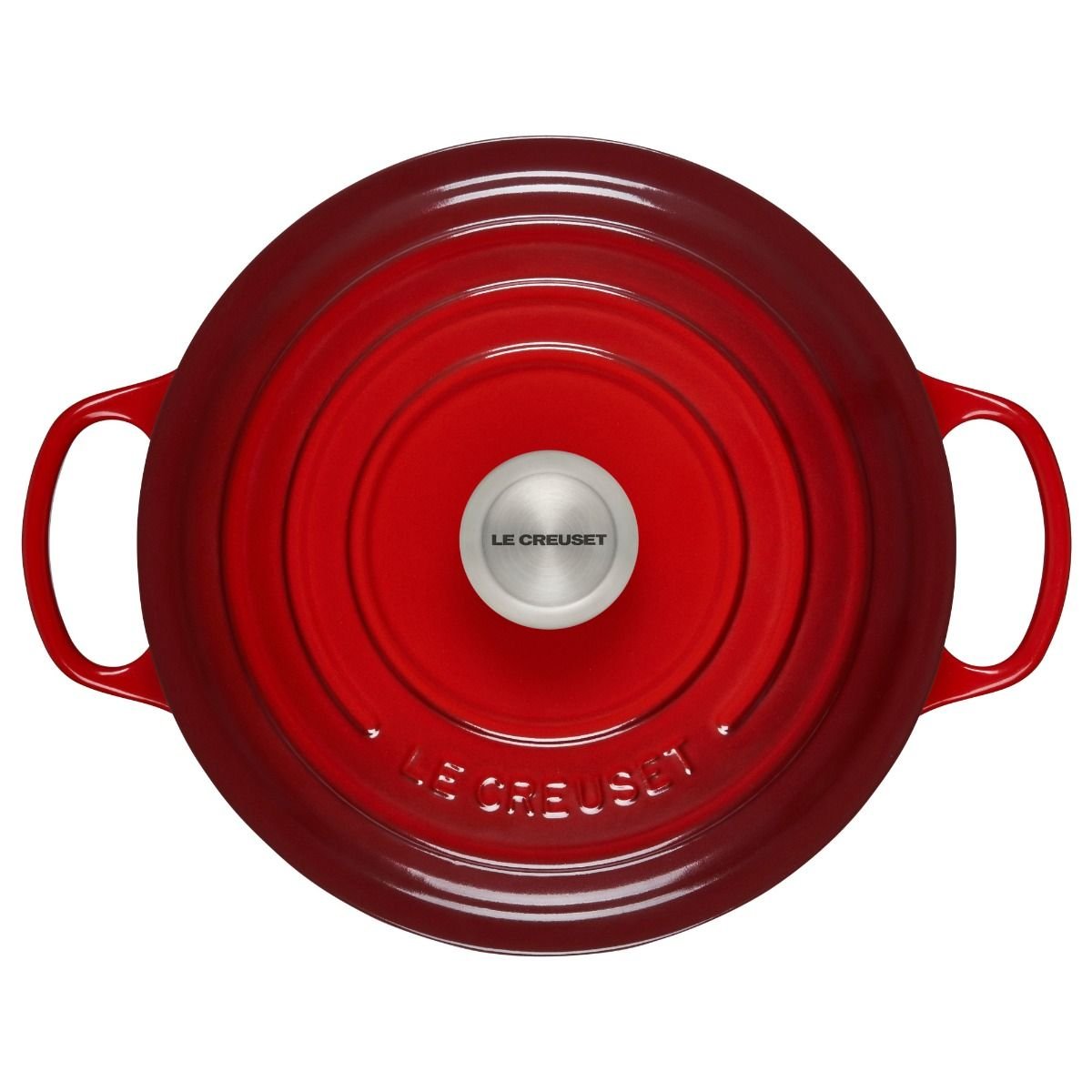 Le Creuset 5.5 Qt. Round Signature Cast Iron Dutch Oven with Stainless Steel Knob | Cerise/Cherry Red Le Creuset 5.5 Qt. Round Signature Cast Iron Dutch Oven With Stainless Steel Knob | Cerise/Cherry Red -STAUB Shop rs10298 ls2501 2667 3