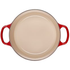 Le Creuset 3.5 Qt. Round Signature Dutch Oven With Stainless Steel Knob | Cerise/Cherry Red 11 Le Creuset 3.5 Qt. Round Signature Dutch Oven With Stainless Steel Knob | Cerise/Cherry Red -STAUB Shop rs11198 ls2501 2267ss inside
