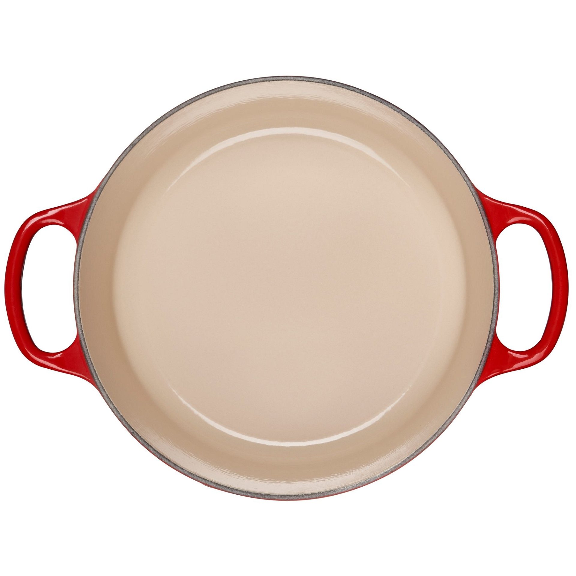 Le Creuset 3.5 Qt. Round Signature Dutch Oven With Stainless Steel Knob | Cerise/Cherry Red 5 Le Creuset 3.5 Qt. Round Signature Dutch Oven With Stainless Steel Knob | Cerise/Cherry Red - Image 3
