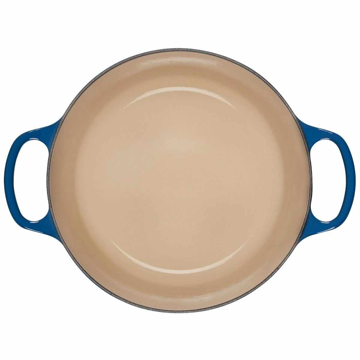 Le Creuset 4.5 Qt. Round Signature Dutch Oven With Stainless Steel Knob | Marseille Blue - Image 4