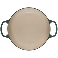 Le Creuset 5.5 Qt. Round Signature Dutch Oven With Stainless Steel Knob | Artichaut -STAUB Shop rs11294 ls2501 26795ss inside