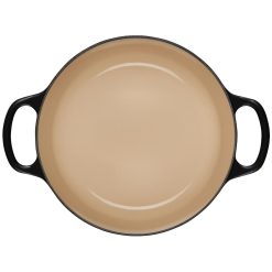 Le Creuset 3.5 Qt. Round Signature Dutch Oven With Stainless Steel Knob | Licorice -STAUB Shop rs11438 ls2501 2220ss inside lpr