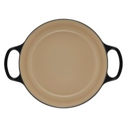 Le Creuset 5.5 Qt. Round Signature Dutch Oven With Stainless Steel Knob | Licorice -STAUB Shop rs11819 ls2501 2620ss 4 lpr