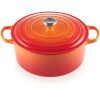 Le Creuset 7.25 Qt. Round Signature Dutch Oven With Stainless Steel Knob | Flame Orange 1 Le Creuset 7.25 Qt. Round Signature Dutch Oven With Stainless Steel Knob | Flame Orange -STAUB Shop rs11934 lc 20200311 fr ps os 21177300902430 001b 1
