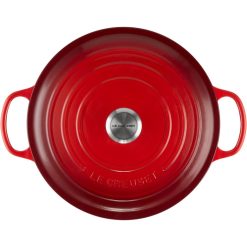 Le Creuset 7.25 Qt. Round Signature Dutch Oven With Stainless Steel Knob | Cerise/Cherry Red 11 Le Creuset 7.25 Qt. Round Signature Dutch Oven With Stainless Steel Knob | Cerise/Cherry Red -STAUB Shop rs11940 lc 20200311 fr ps os 21177300602430 004s