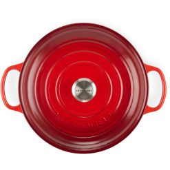 Le Creuset 3.5 Qt. Signature Enameled Cast Iron Braiser With Stainless Steel Knob | Cerise/Cherry Red 13 Le Creuset 3.5 Qt. Signature Enameled Cast Iron Braiser With Stainless Steel Knob | Cerise/Cherry Red -STAUB Shop rs11981 lc 20191015 fr ps 00015