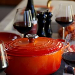 Le Creuset 5 Qt. Oval Signature Dutch Oven With Stainless Steel Knob | Flame Orange -STAUB Shop rs12078 lc 20190401 gb ls 56927 1