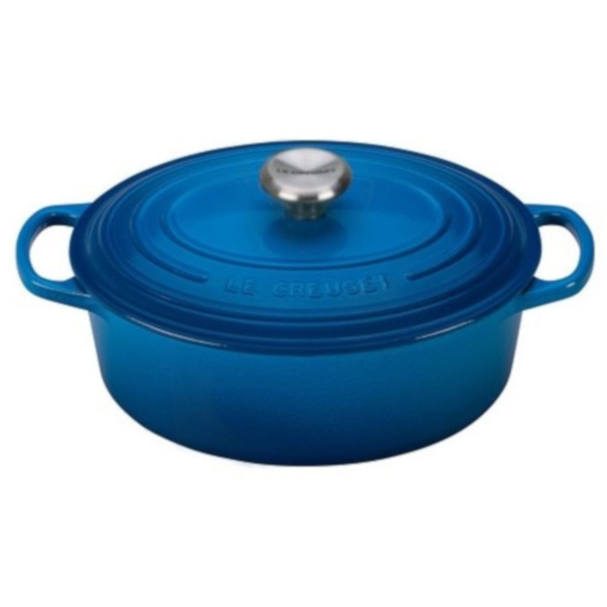 Le Creuset 2.75 Qt. Oval Signature Dutch Oven with Stainless Steel Knob | Marseille Blue Le Creuset 2.75 Qt. Oval Signature Dutch Oven With Stainless Steel Knob | Marseille Blue -STAUB Shop rs12265 ls2502 2359ss 1