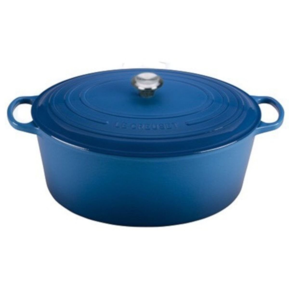 Le Creuset 15.5 Qt. Oval Signature Dutch Oven with Stainless Steel Knob | Marseille Blue Le Creuset 15.5 Qt. Oval Signature Dutch Oven With Stainless Steel Knob | Marseille Blue -STAUB Shop rs12271 ls2502 4059ss