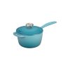 Le Creuset 1.75 Qt. Signature Enameled Cast Iron Saucepan With Stainless Steel Knob | Caribbean Blue 2 Le Creuset 1.75 Qt. Signature Enameled Cast Iron Saucepan With Stainless Steel Knob | Caribbean Blue -STAUB Shop rs12273 ls2518 1617ss