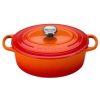 Le Creuset 2.75 Qt. Oval Signature Dutch Oven With Stainless Steel Knob | Flame Orange 1 Le Creuset 2.75 Qt. Oval Signature Dutch Oven With Stainless Steel Knob | Flame Orange -STAUB Shop rs12280 ls2502 232ss 1