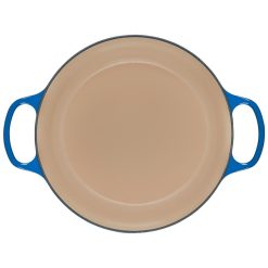 Le Creuset 7.25 Qt. Round Signature Dutch Oven With Stainless Steel Knob | Marseille Blue -STAUB Shop rs12405 ls2501 2859 4