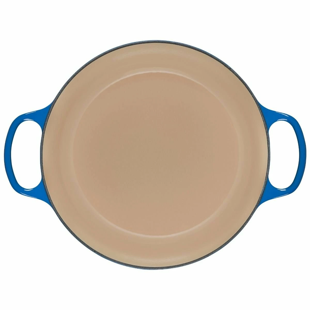 Le Creuset 7.25 Qt. Round Signature Dutch Oven With Stainless Steel Knob | Marseille Blue - Image 3