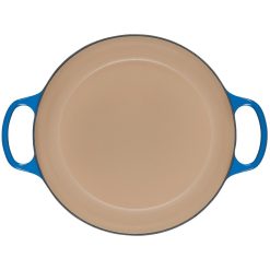 Le Creuset 9 Qt. Round Signature Dutch Oven With Stainless Steel Knob | Marseille Blue -STAUB Shop rs12413 ls2501 3059ss 4