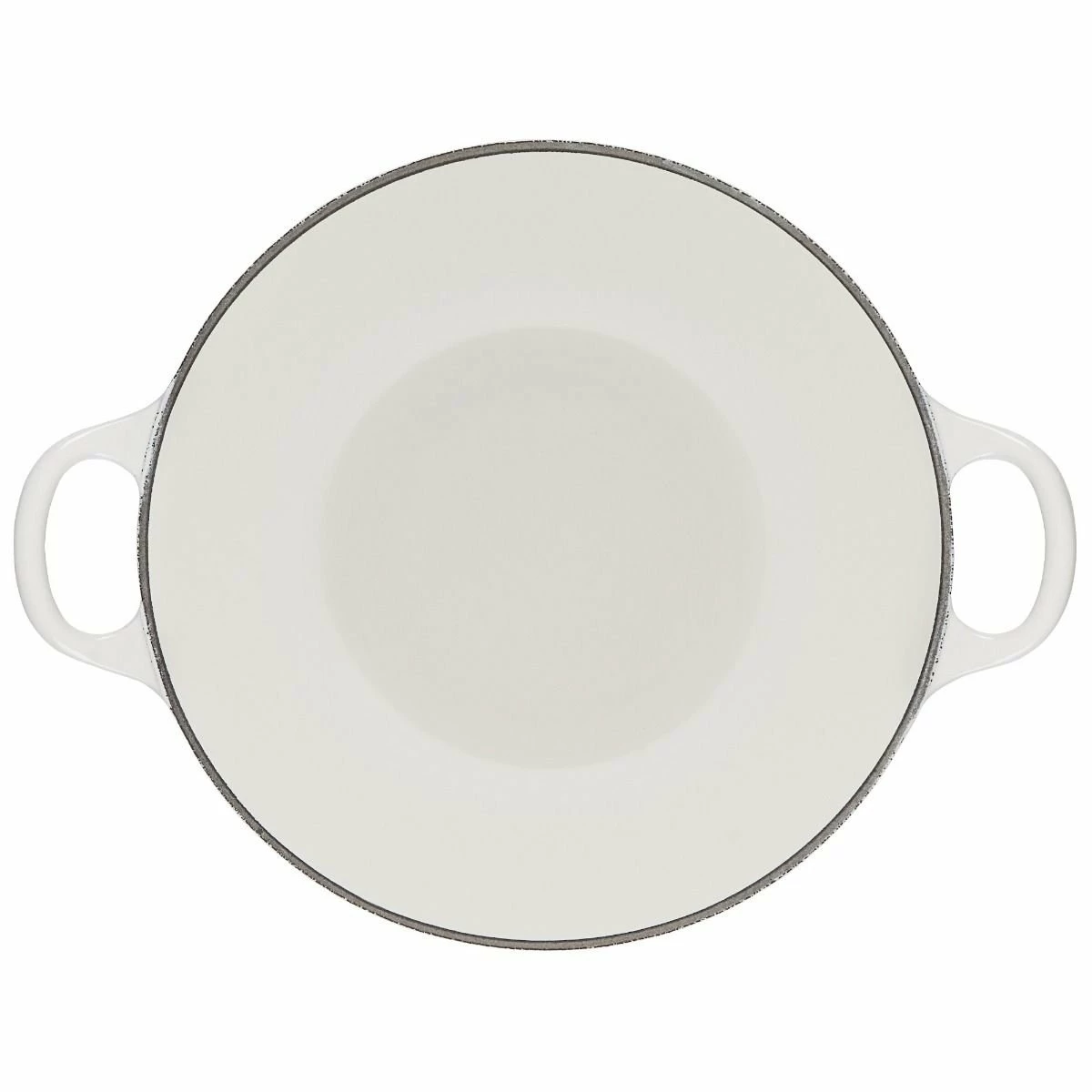 Le Creuset L'Amour 2.75 Qt. Enameled Cast Iron Soup Pot With Gold Knob & Heart Applique | White - Image 4